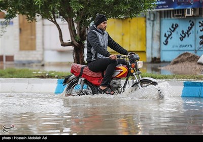 آبگرفتگی معابر در آبادان