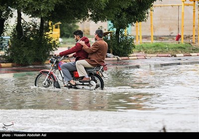 آبگرفتگی معابر در آبادان