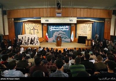 سخنرانی حجت‌الاسلام سیدابراهیم رئیسی رئیس قوه قضاییه در دانشگاه تهران به مناسبت روز دانشجو