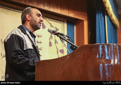 سخنرانی سیدامیر میرناصری کارگر هپکو گرامیداشت روز دانشجو در دانشگاه تهران