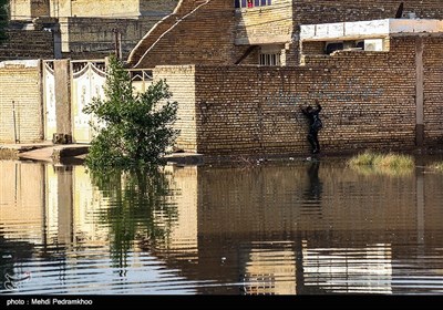 طغیان فاضلاب در خیابان های شهر کوت عبدالله - خوزستان