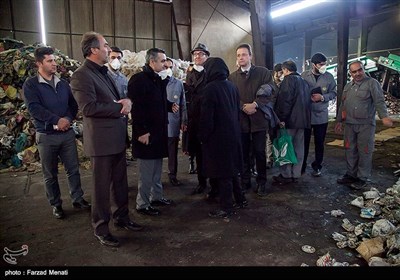 بازدید سفیر اتریش در ایران از مرکز بازیافت زباله - کرمانشاه