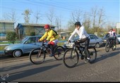 دوچرخه سواران همدانی ترویج فرهنگ محیط زیست وارد بوشهر شدند