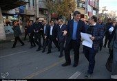 بازدید استاندار و شهردار قم از پیاده راه ارم و انقلاب به روایت تصویر