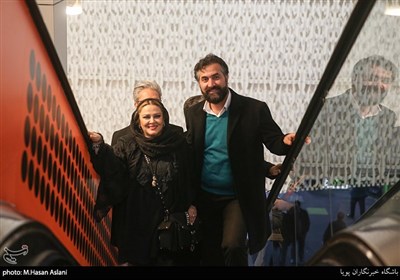 بهاره رهنما و همسرش در جشنواره سینما حقیقت