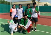 درخشش تنیس‎بازان زیر 13 سال ایران در غرب آسیا