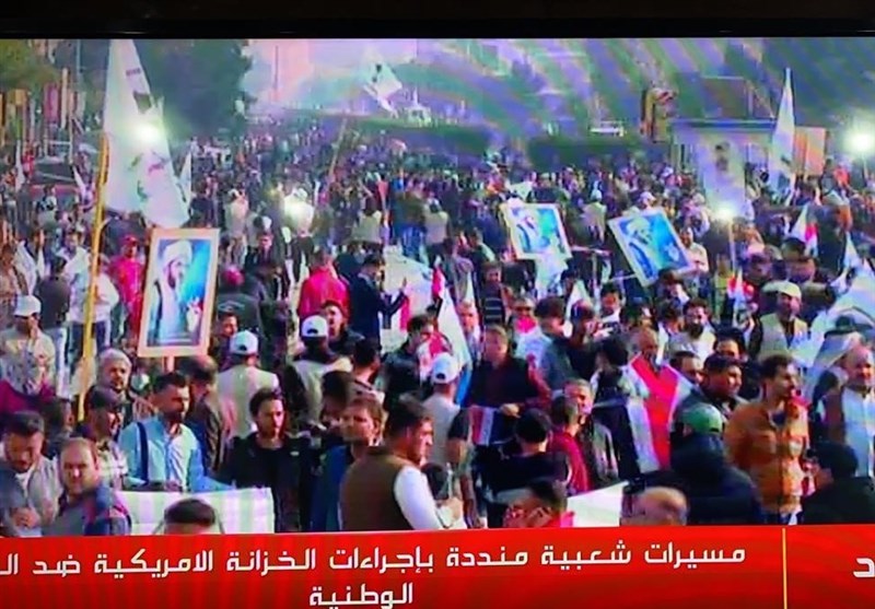 منبع نزدیک به مقتدی صدر: عراقی‌ها با خانواده‌هایشان در تظاهرات میلیونی ضد آمریکایی شرکت کنند