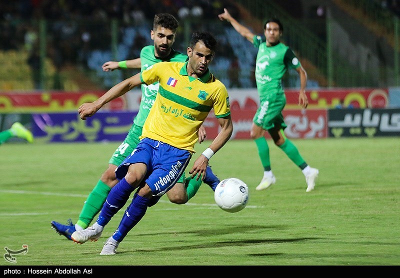 لیگ برتر فوتبال| تساوی فولاد مقابل صنعت نفت در ثانیه‌های پایانی
