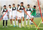تمرین پرفشار امیدهای فوتبال ایران در غیاب بازیکنان 2 باشگاه
