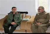 دیدار صمیمی فرمانده سپاه کردستان با پیشکسوت عرصه ایثار و شهادت + تصاویر