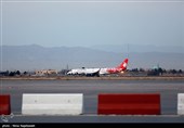 افتتاح مسیر پروازی باکو ـ مشهد و بالعکس در فرودگاه بین‌المللی شهید هاشمی‌نژاد مشهد