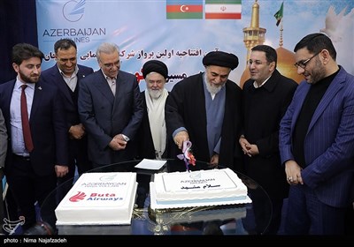 افتتاح مسیر پروازی باکو ـ مشهد و بالعکس در فرودگاه بین‌المللی شهید هاشمی‌نژاد مشهد