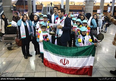 بازگشت تیم ملی محاسبات ذهنی ایران به کشور