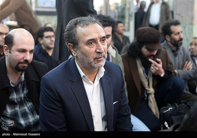 محمد دهقان عضو حقوقدان شورای نگهبان در مراسم ترحیم زهرا عبدالمحمدی خبرنگار فقید خبرگزاری فارس 
