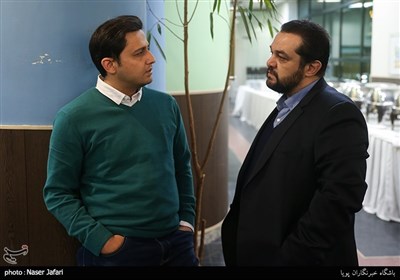 محمدرضا خردمندان کارگردان در آیین رونمایی از سریال از سرنوشت