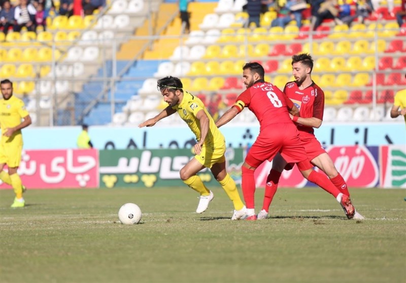 لیگ برتر فوتبال| تساوی پارس‌ جنوبی و پرسپولیس در 45 دقیقه اول