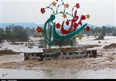 هرمزگان| سیلاب در شهرستان پارسیان به روایت تصویر