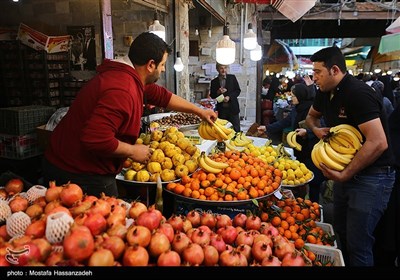 بازار نعلبندان گرگان در آستانه شب یلدا