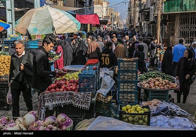 بازار اهواز در آستانه شب یلدا 