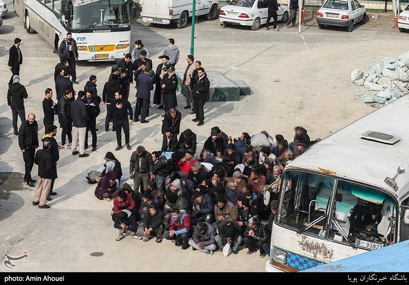 تهران| جمع‌آوری 340 معتاد متجاهر در نیمه نخست بهمن