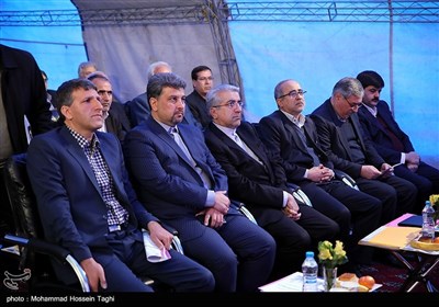 افتتاح پست ۴۰۰ کیلوولت زکریا با حضور رضا اردکانیان وزیر نیرو در مشهد 
