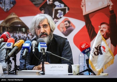 وحید جلیلی مسئول شورای سیاست‌گذاری دهمین جشنواره مردمی فیلم عمار در نشست خبری