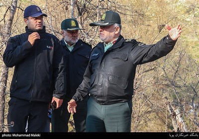 عملیات ساخت جاده و بهسازی محیطی دره فرحزاد با حضور سردار ظهیری رییس پلیس پیشگیری 