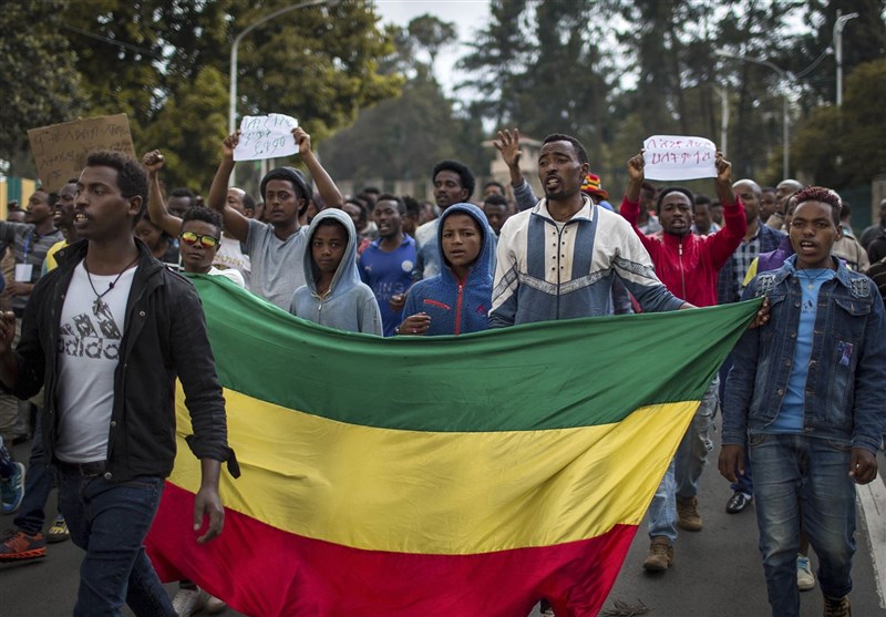 تظاهرات هزاران اتیوپیایی علیه حمله به مساجد این کشور