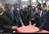 بازدید فرمانده سپاه استان اردبیل از بزرگترین کارخانه توپ ورزشی کشور
