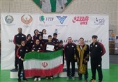 درخشش بازیکنان ایران در مسابقات تنیس روی میز رده‌های سنی آسیای میانه