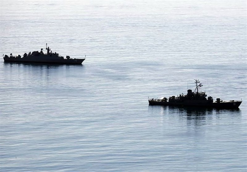 تیراندازی ناوهای ایران، روسیه و چین به سمت اهداف دریایی