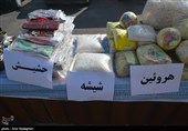 کشف بیش از یک تن مواد مخدر در استان کرمانشاه / 9 باند مواد مخدر منهدم شد