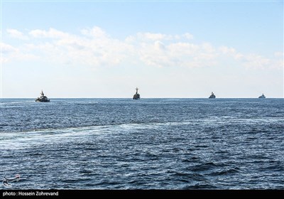 اولین مرحله از تمرینات رزمایش مرکب ایران، روسیه و چین