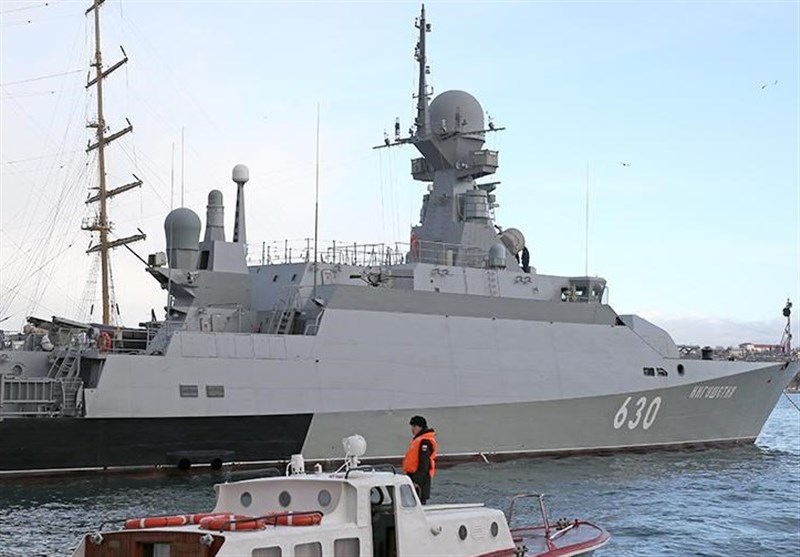 تجهیز ناوگان دریای سیاه روسیه به کشتی مجهز به موشک &quot;کالیبر&quot;+فیلم