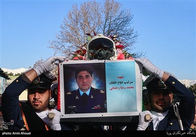 تشییع پیکر امیر سرتیپ دوم خلبان شهید محمدرضا رحمانی