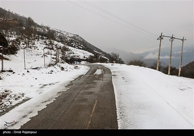  محور بافت – کرمان به دلیل بارش برف مسدود شد 