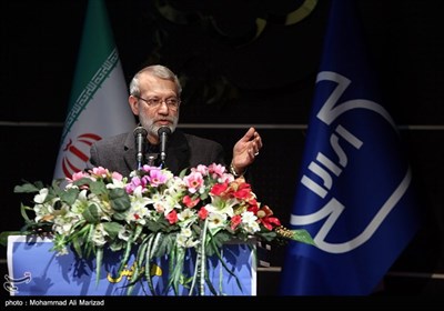 سخنرانی علی لاریجانی در آئین تجلیل از واحدهای تولیدی نمونه استاندارد استان قم