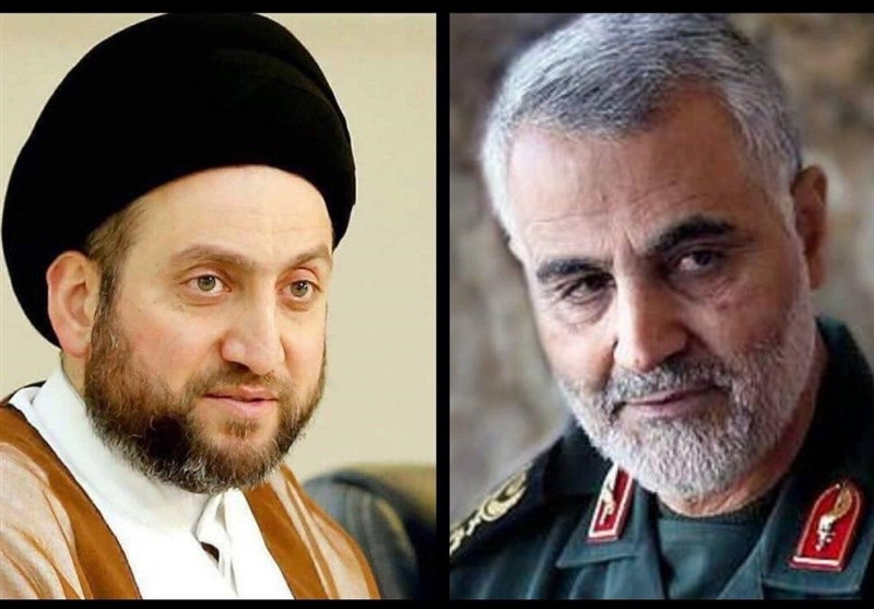 حکیم: شهید سلیمانی نقش محوری در پیروزی بر داعش داشت