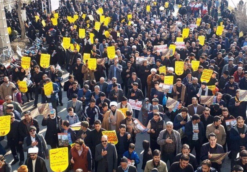 راهپیمایی بی‌نظیر مردم خراسان شمالی علیه آمریکای جنایتکار / ‌آمریکا منتظر «انتقام سخت» ایران باشد‌