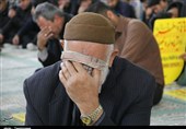 خشم انقلابی مردم ایلام ‌علیه آمریکا / نوحه‌خوانی مردم ایلام در سوگ ‌حاج قاسم + تصاویر