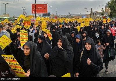 راهپیمایی سراسری در پی شهادت سپهبد حاج قاسم سلیمانی - شیراز