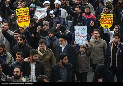 راهپیمایی سراسری در پی شهادت سپهبد حاج قاسم سلیمانی - قم 