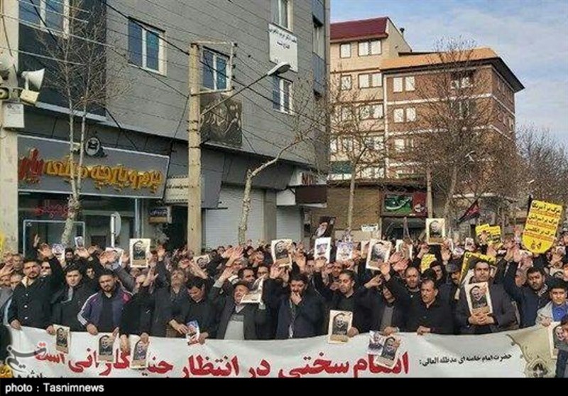راهپیمایی مردم آذربایجان غربی در پی شهادت سپهبد سلیمانی به روایت تصویر