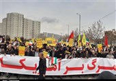 راهپیمایی مردم زنجان در پی شهادت جانسوز سردار رشید اسلام سپهبدحاج قاسم سلیمانی+تصاویر