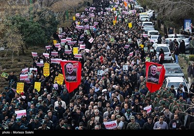 راهپیمایی سراسری در پی شهادت سپهبد حاج قاسم سلیمانی - اصفهان 
