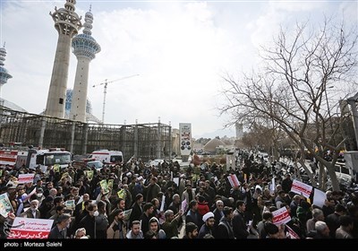 راهپیمایی سراسری در پی شهادت سپهبد حاج قاسم سلیمانی - اصفهان 