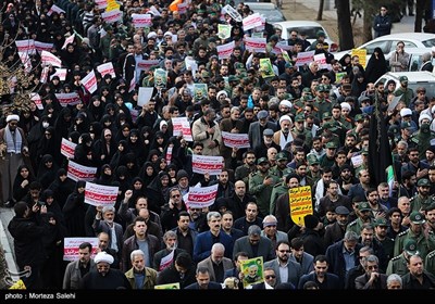 راهپیمایی سراسری در پی شهادت سپهبد حاج قاسم سلیمانی - اصفهان 