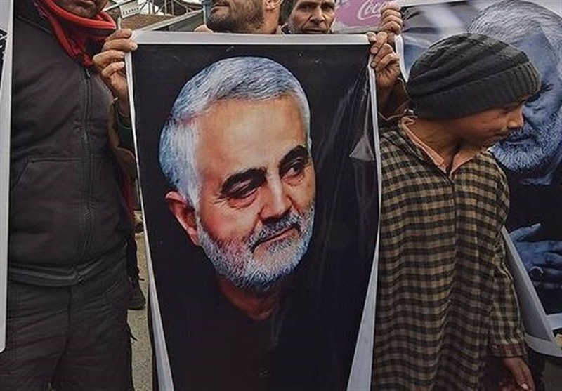 تظاهرات مردم کشمیر و شهرهای مختلف پاکستان در پی شهادت سردار سلیمانی+تصاویر