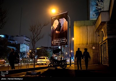 تصویر سپهبد شهید قاسم سلیمانی در میدان ولیعصر تهران