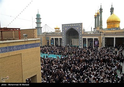 People in Iran's Qom Commemorate Martyrdom of Gen. Soleimani